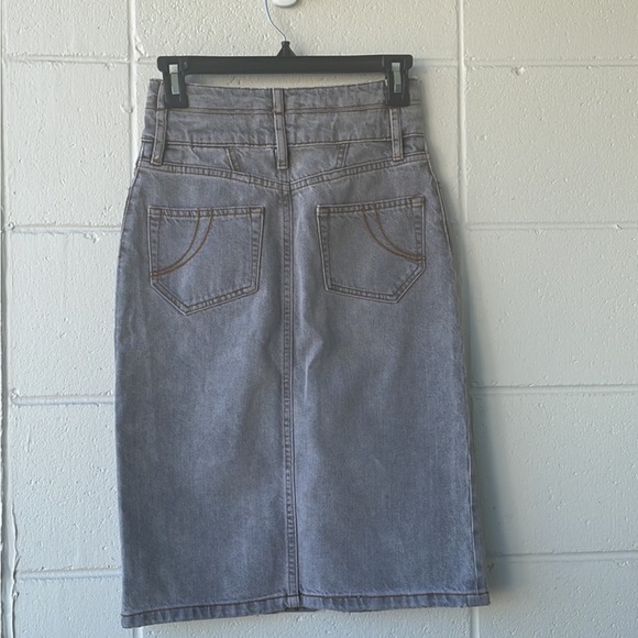 Authentic Maje denim gray skirt in size XS - Picture 9 of 12